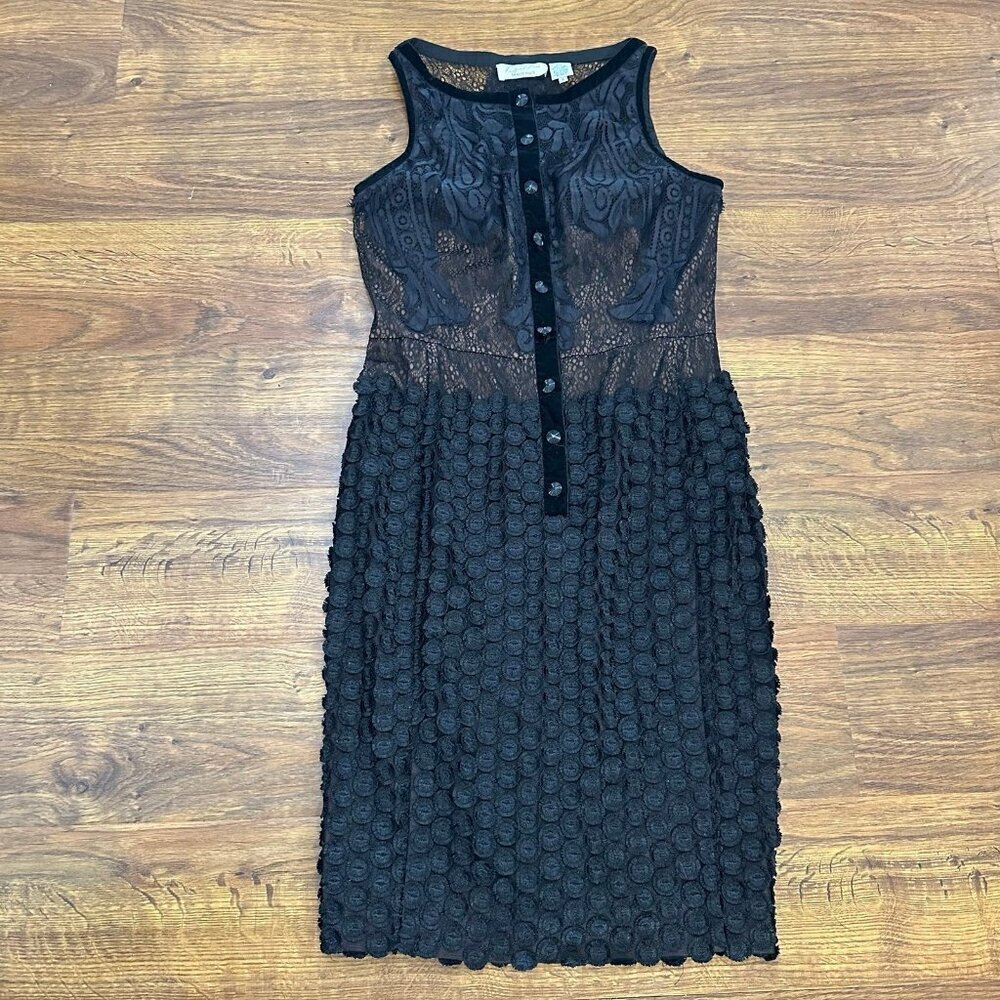 Byron Lars beauty mark lace shift dress